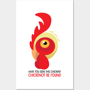 Have You Seen This Chicken? Chickenot Be Found Posters and Art